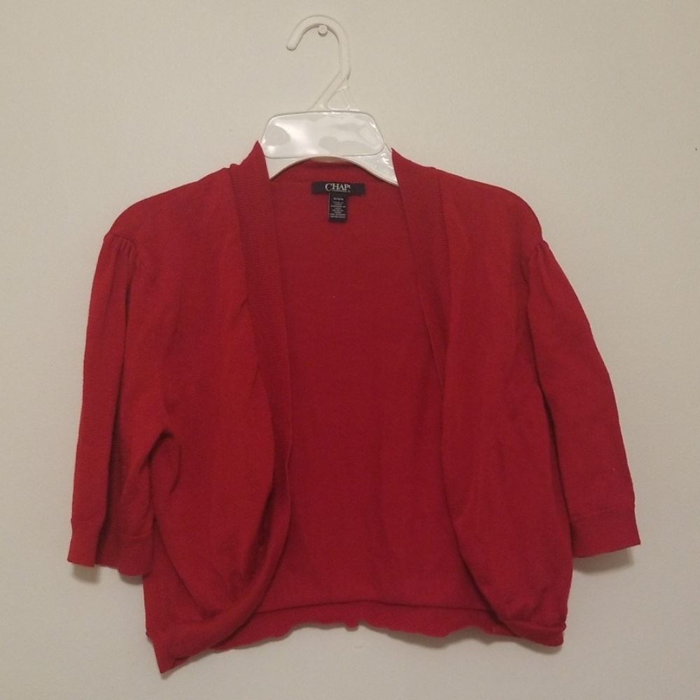 Red Champs cardigan